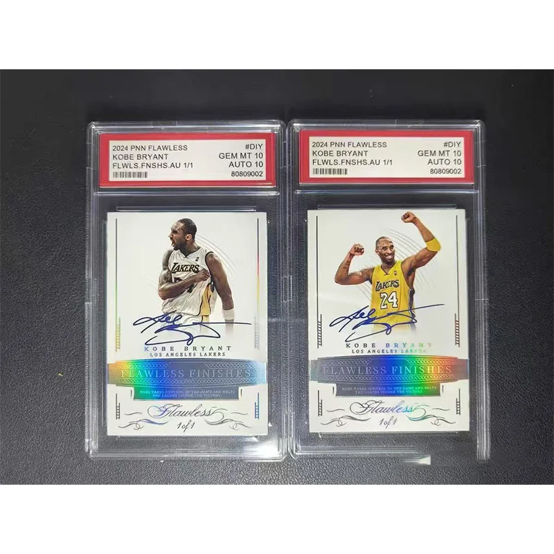 DIY Kobe Bryant Trading Card, Custom Card, Los Angeles Lakers Game-Winning Shot Limited Edition Signed Card
