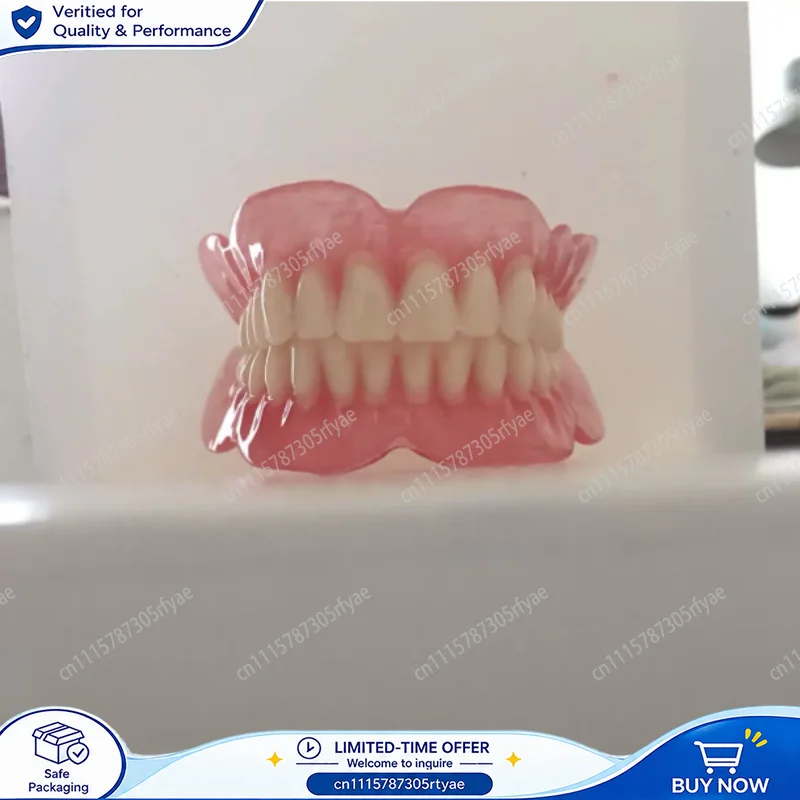 Full Mouth Denture Model Removable Denture Artificial Teeth Dental Teaching Display Sample Elderly Teeth Model