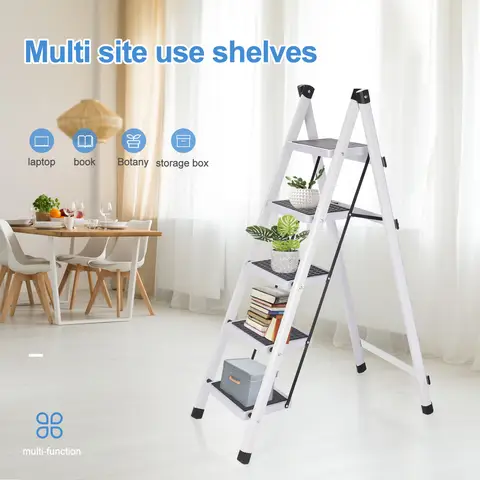 वेडीवको बहुक्रियाशील घरेलू सीढ़ी, तह सीढ़ी, स्ट्रेचेबल हेरिंगबोन सीढ़ी, बहुक्रियाशील पांच-चरण सीढ़ी चरण 10 best sales सीढ़ियाँ - №8