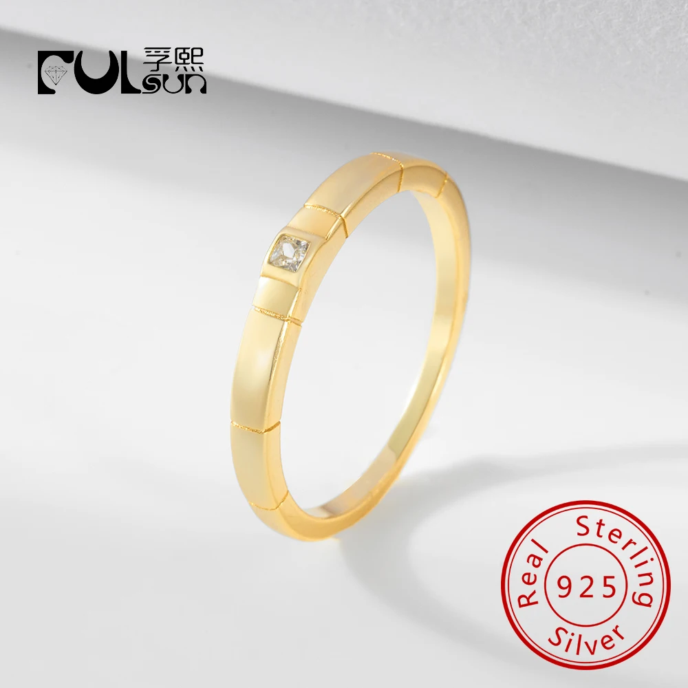 

Кольцо из серебра 925 пробы с цирконом и бриллиантом, посеребренное платиновое обручальное кольцо для пары для женщин