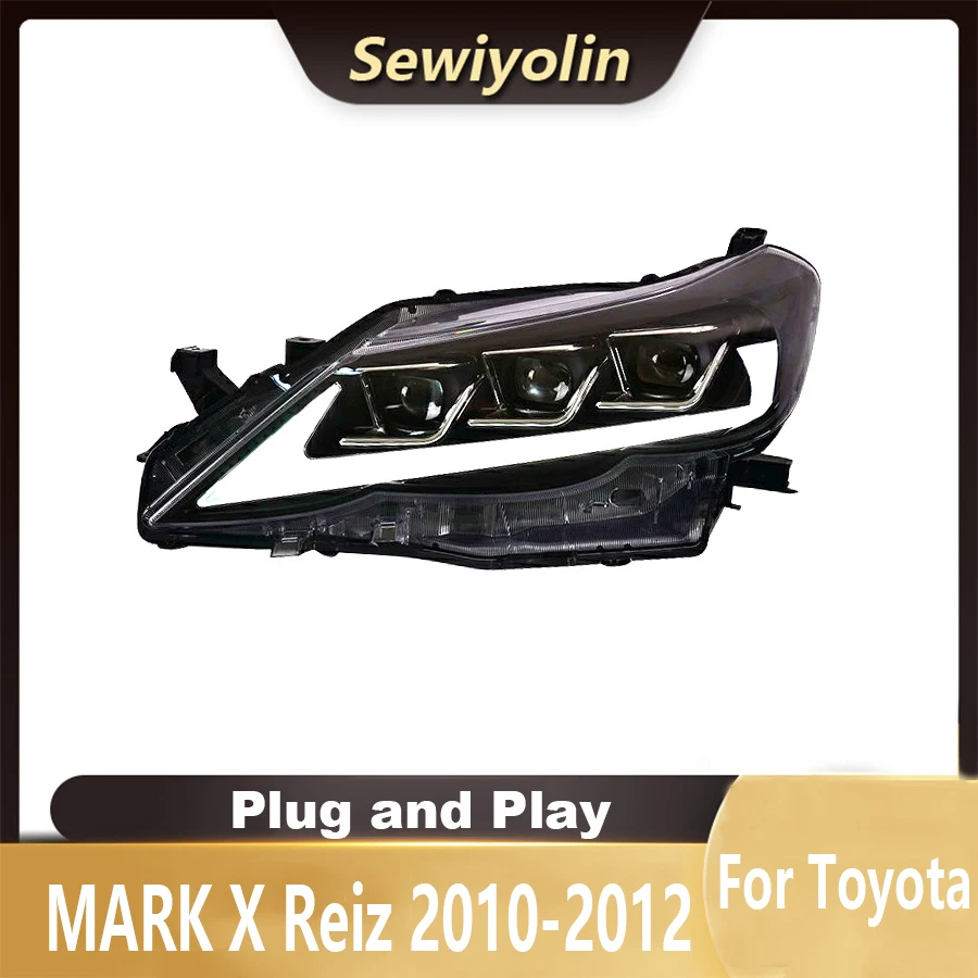 

Для Toyota MARK X Reiz 2010-2012 Автомобильные светодиодные фары Автоматические фары заднего хода Противотуманные фары Передние фары DRL Plug and Play IP67 2 шт./компл.