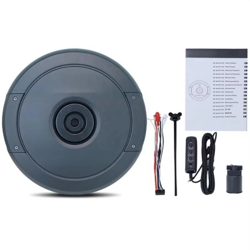 12 Inch Spare Tire Active Car Subwoofer Pure Bass Powered Sub Woofer Speaker for Auto Audio Sound System Modification