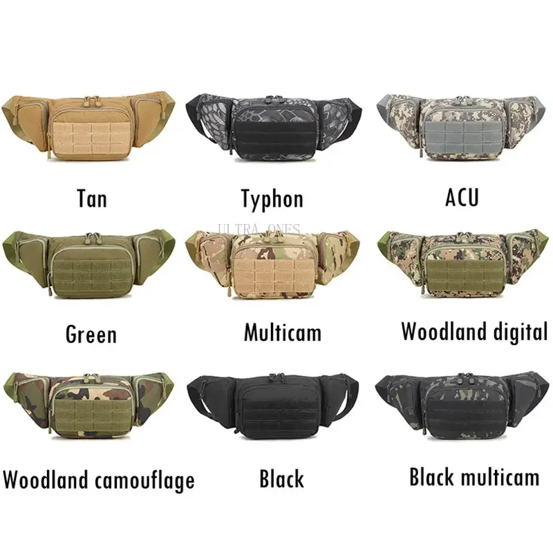 Tactical Waist Pack Nylon Bodypack Hiking Phone Pouch Outdoor Sports Hunting Climbing Camping Belt Cs Airsoft Bags