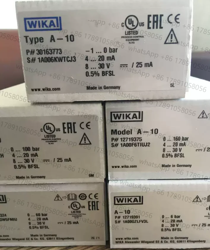 Оригинальный датчик давления WIKA A-10 R-1