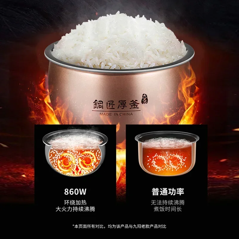 Riz Cooker Electric Rice 220v Multicooker Household Appliances for Home Smart Soup Separation 4L Low-sugar Coocker Pot