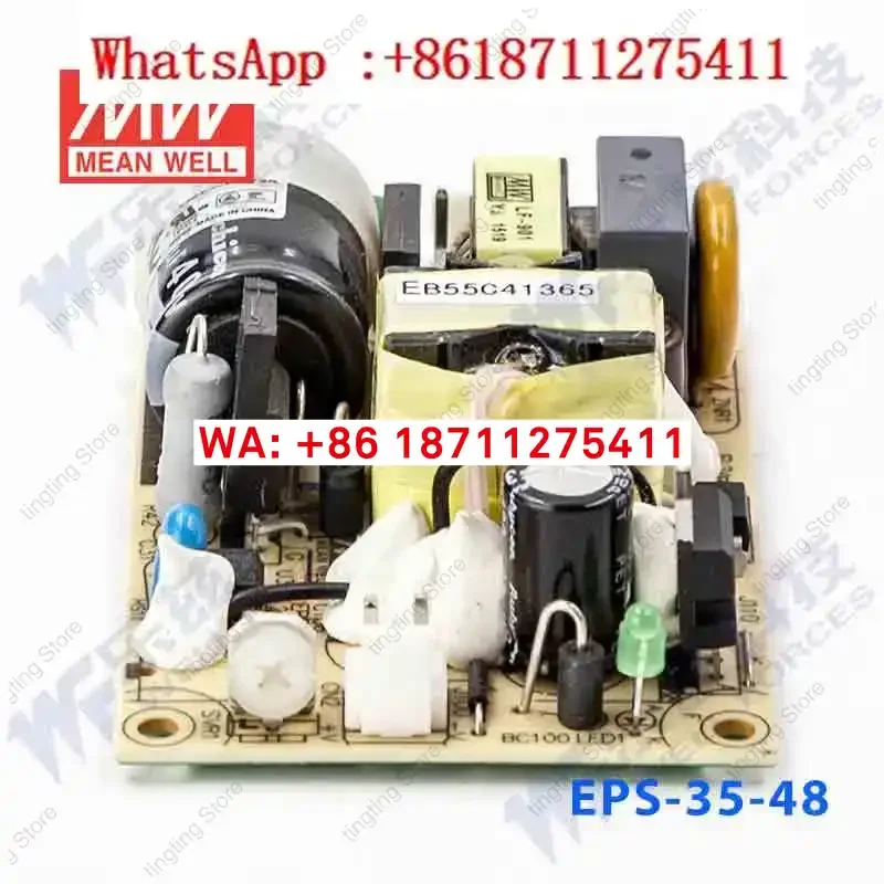 Mingwei EPS-35-48 35W power supply 48V0.75A substrate PCB bare board DC switch voltage regulator Taiwan brand
