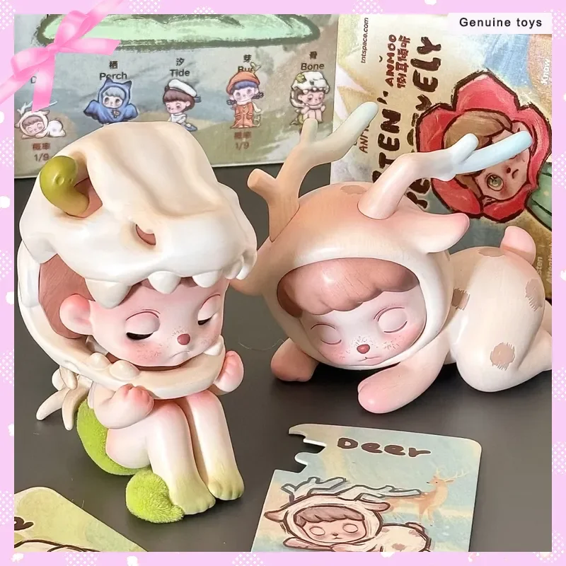 

Новая серия Anmoo Listen’ Attentively, слепая коробка, Коллекционная модель куклы, милые игрушки, модель, загадочная коробка, праздничные подарки, отправить другу