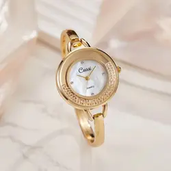 Fashion Women's Watches Luxury Crystal Bracelet Quartz Wristwatch Classic Casual Ladies Watch Suitable For Daily Life Party Gift