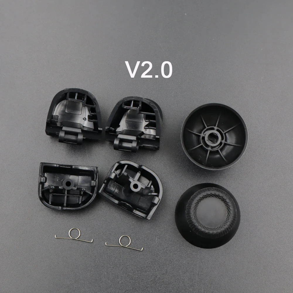 1Set For PS5 V2.0 BDM-020 Controller L1 R1 L2 R2 Trigger Shoulder Buttons Springs + Joystick Thumb Caps Replace Accessories