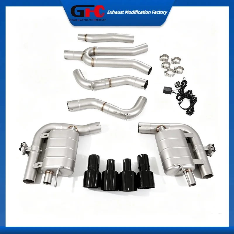GFC Catback Valvetronic Muffler for Ford Mustang S550 2.3T EcoBoost 2015-2023 High-Performance SUS304 Auto Valve Exhaust Pipe