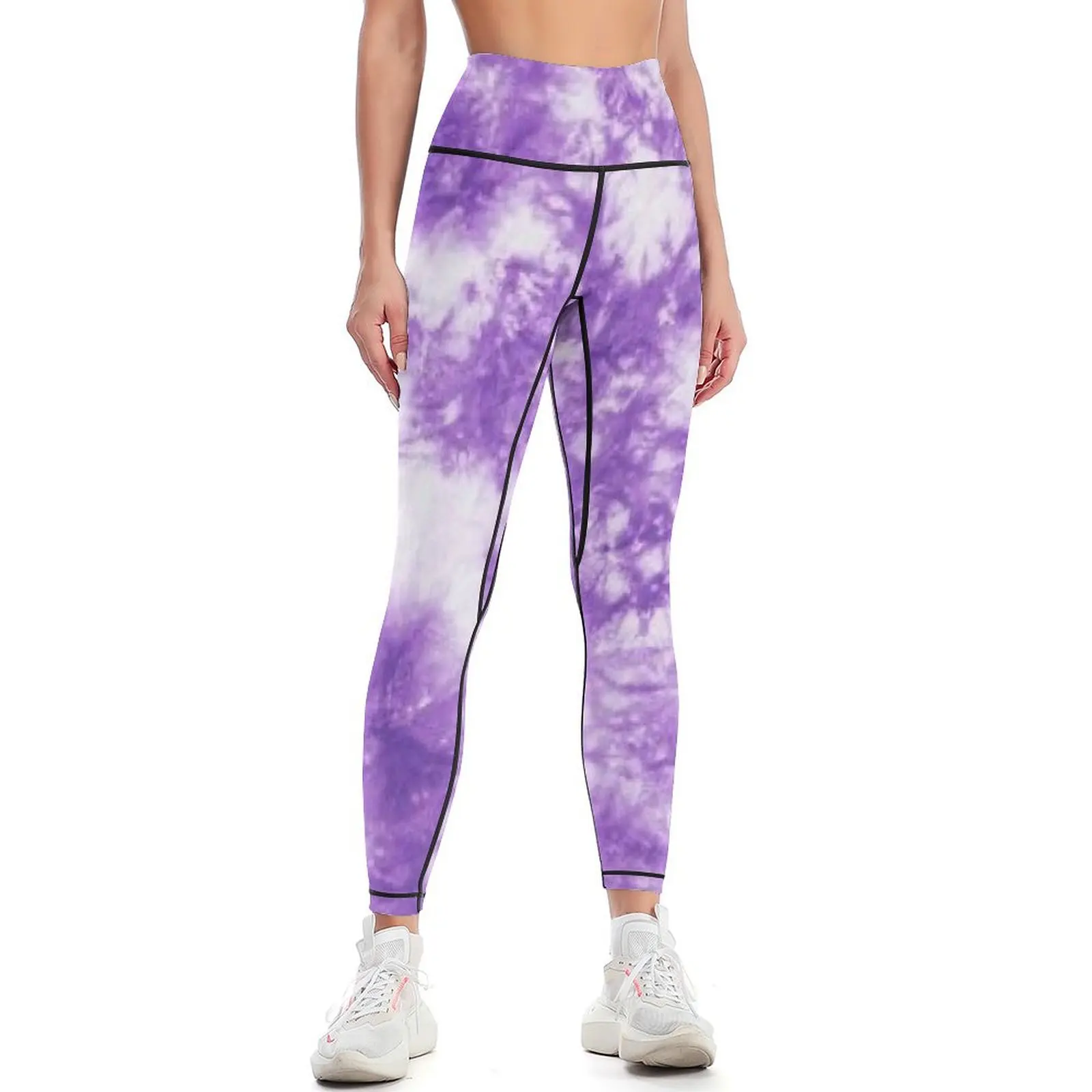 

Purple Tie Dye Leggings gym wear joggers for Womens Leggings