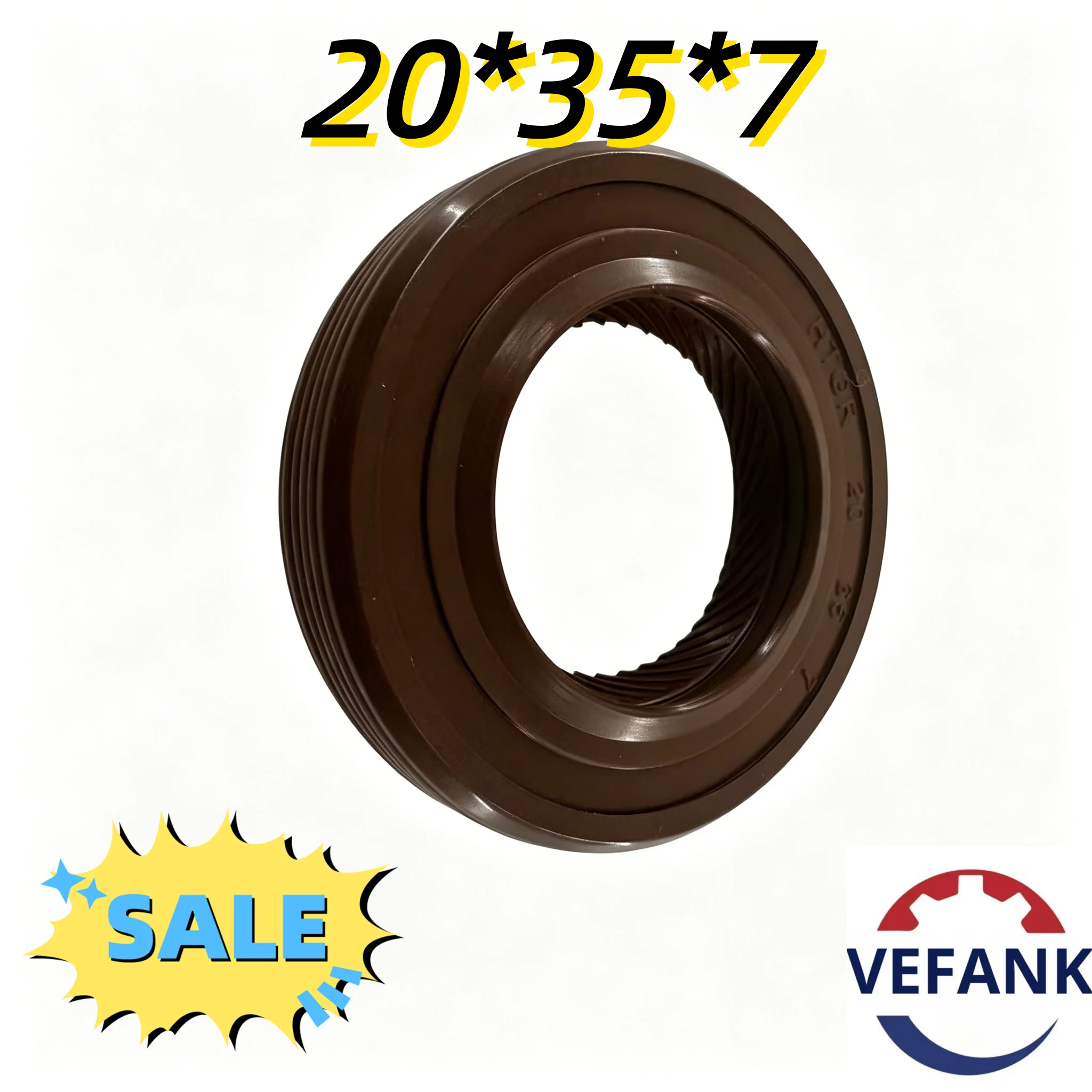 TC 20*35*7 NBR Spring Loaded Double Lip Oil Seal Size 20x35x7