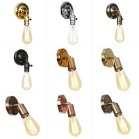 Wall Decor  Lamp for Bedroom Retro Aluminum Head Wall Lamp Seat Bar Balcony Aisle Bedroom Bedside Guest Restaurant Lighting