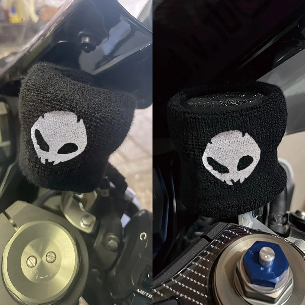 Motorcycle Front Fluid Oil Brake Reservoir Tank Cap Socks Cuff Cover Protective Decorative For BMW S1000RR S1000 RR HP4 S 1000RR