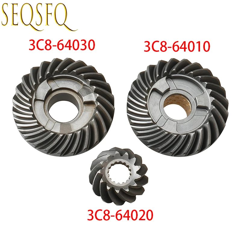 3C8 Gear Kit For TOHATSU NISSAN Boat Motor 4T 40HP 50HP NSD40A NSD50B Forward 3C8-64010-1 Pinion 3C8-64020-1 Reverse 3C8-64030-1