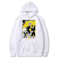 Soul Eater Anime Hooded Evans Maka Albarn And Death The Kid Print Men Women Hoodies Comfortable Sweatshirt Harajuku Streetwear