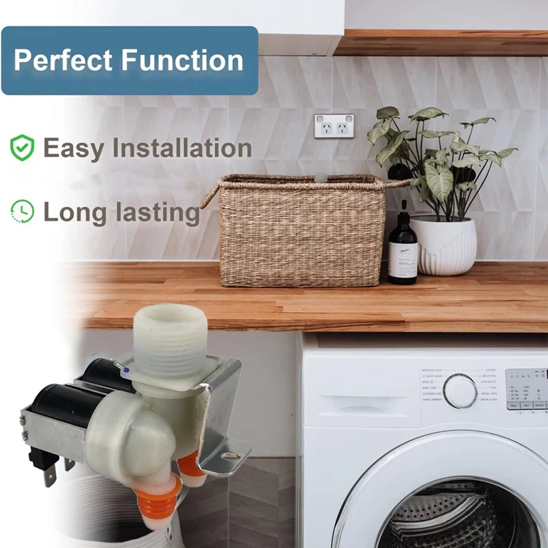 O conjunto da válvula de entrada de água da arruela FPS180G45 para a máquina de lavar afiado substitui EAP 12590899 4982090   AC220V