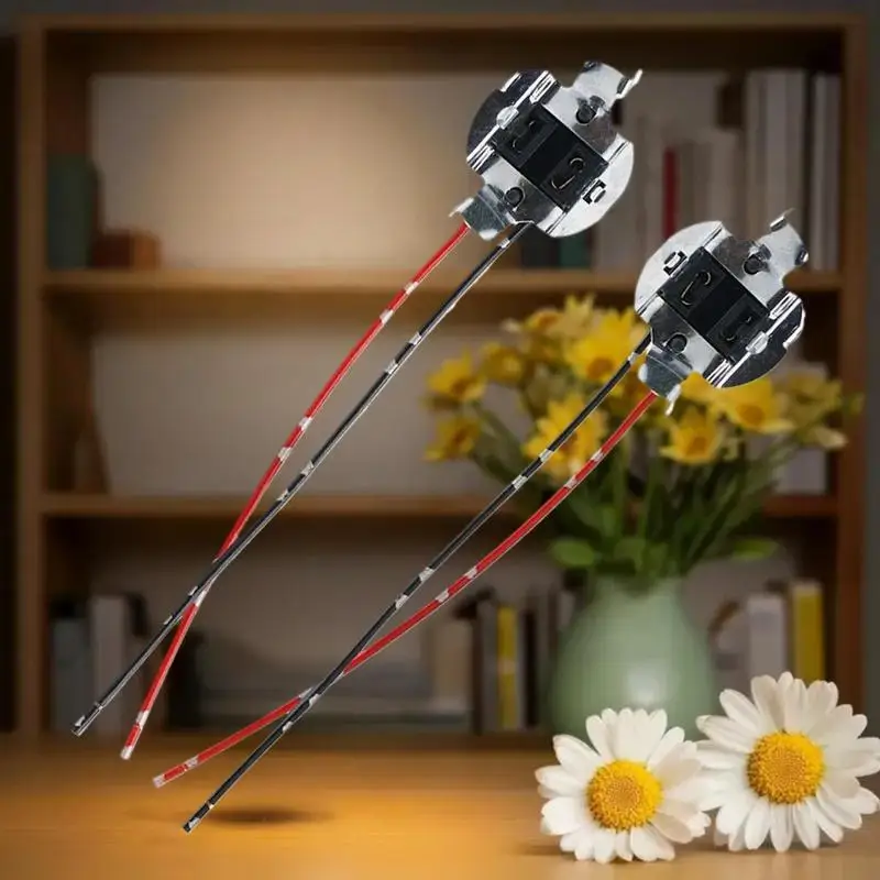 حزمة من 2 موصل قاعدة المصباح الأمامي Sagitar، محول أسلاك حامل مصباح الهالوجين H7 #3