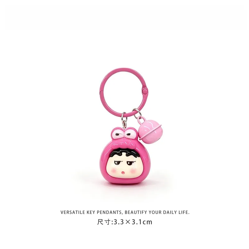 Neuer Crayon Shin-chan Nohara Shiro Boochan Schlüsselanhänger mit hohem Farbwert, kreativer Cartoon-Stil, niedliche Tasche, exquisites dekoratives Geschenk – Detail 4