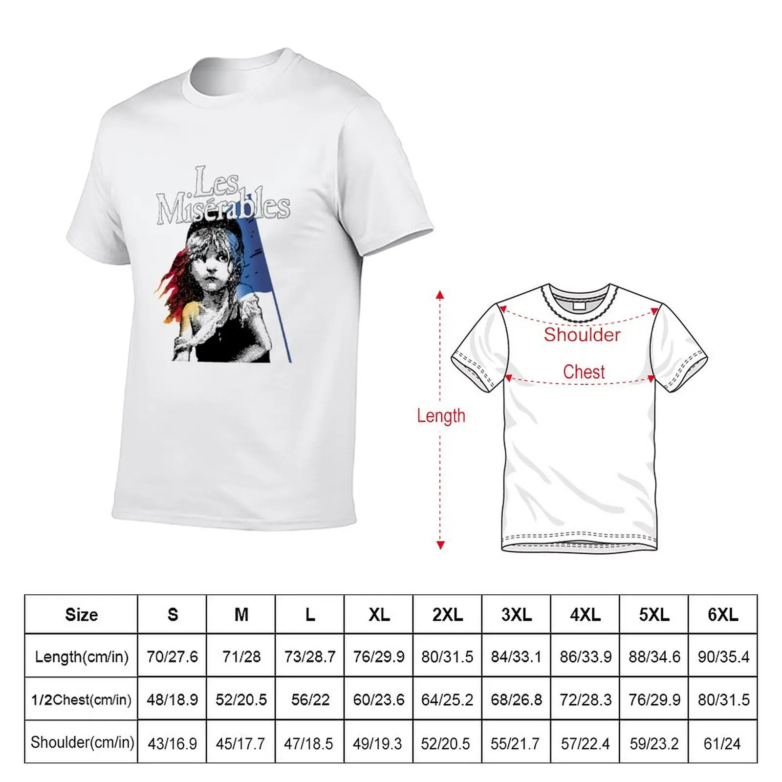 New Les Miserables - Les Misérables Essential T-Shirt graphics t shirt blank t shirts summer top Short sleeve tee Men's clothing