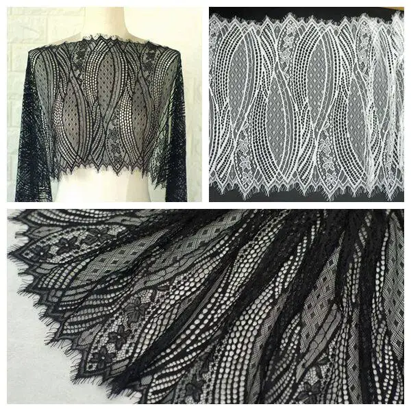3-6M/lot Thickened Lace Trim 33cm Wide for Decorating Clothing Hemlines Skirt Edges and Waistbands as Clothing Accessories Set