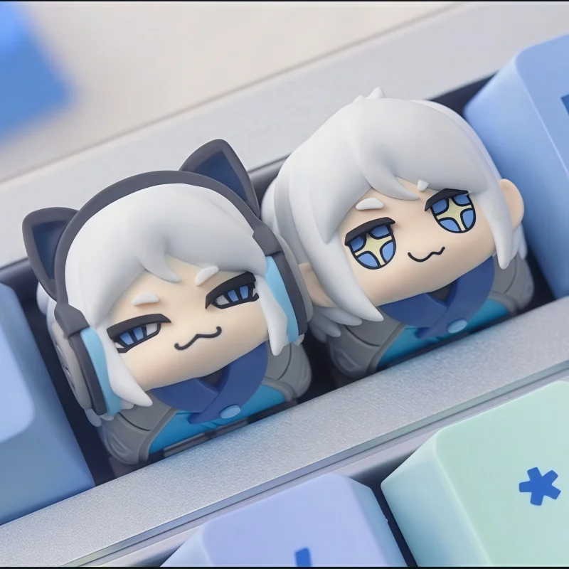 Jett Keycap Fearless Contract Creative Resin Material PBT Material Five Sided Heat Sublimation 139 Keys Single Keycap ESC Cherry