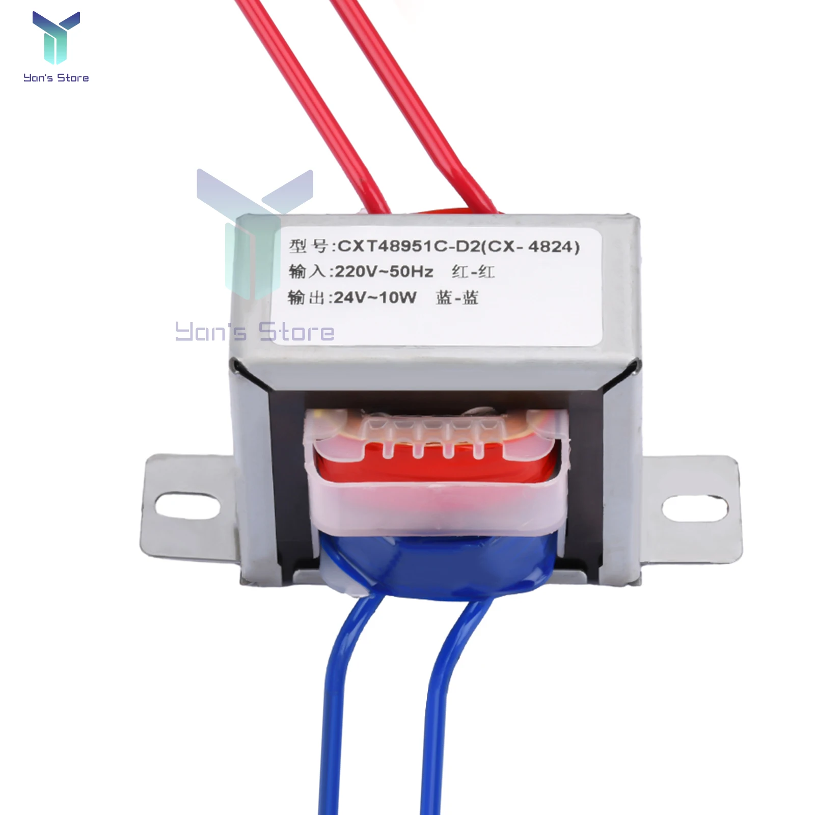 محول إمداد الطاقة ، جهد مفرد ، خرج 2 سلك ، مصدر طاقة تيار متردد ، 10 واط ، AC V إلى AC 24V ، خرج 50Hz