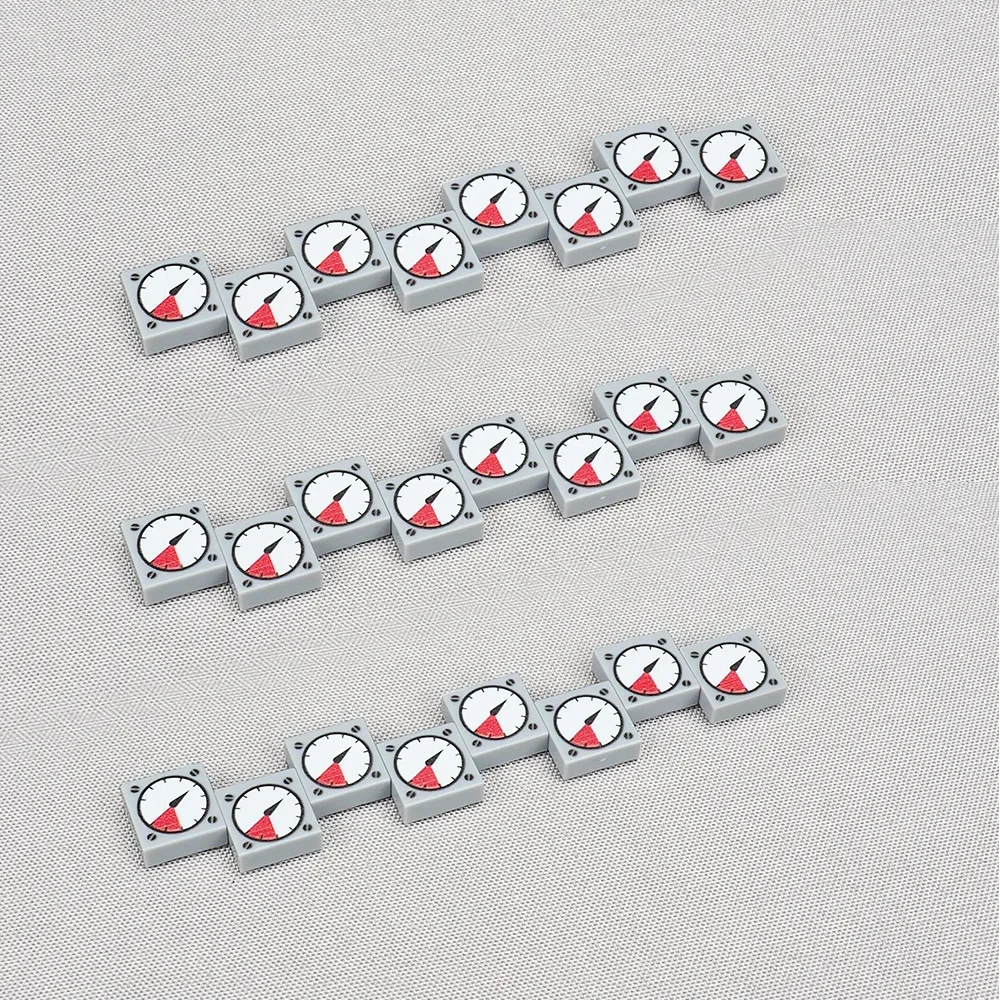 MOC 10 Piezas de Bloques de Construcción, Cabeza de Tornillo 3070, Patrón de Instrumento, Bloques de Construcción de Vehículos, Coche, Máquina, Accesorios Compatibles, Regalos