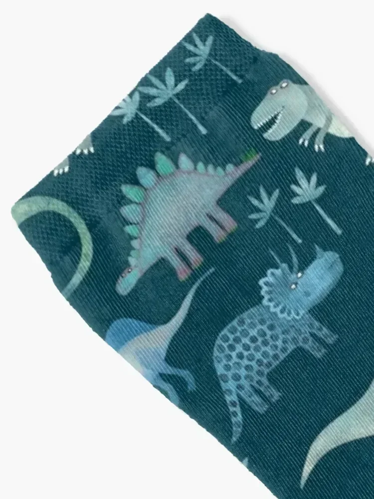 Dinosaurs Dark Socks sheer football floor hip hop Socks Women's Men's