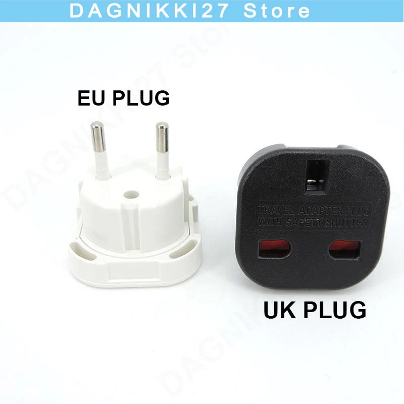 

Универсальная вилка европейского стандарта, преобразователь из Великобритании в ЕС, адаптер питания для путешествий в евро, зарядное устройство переменного тока, 250 В, вилка европейского стандарта, британская розетка для выставки в