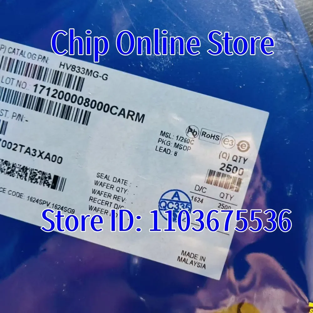 5 ~ 100 pezzi HV833MG-G HV833MG HV833 MSOP8 Nuovo originale