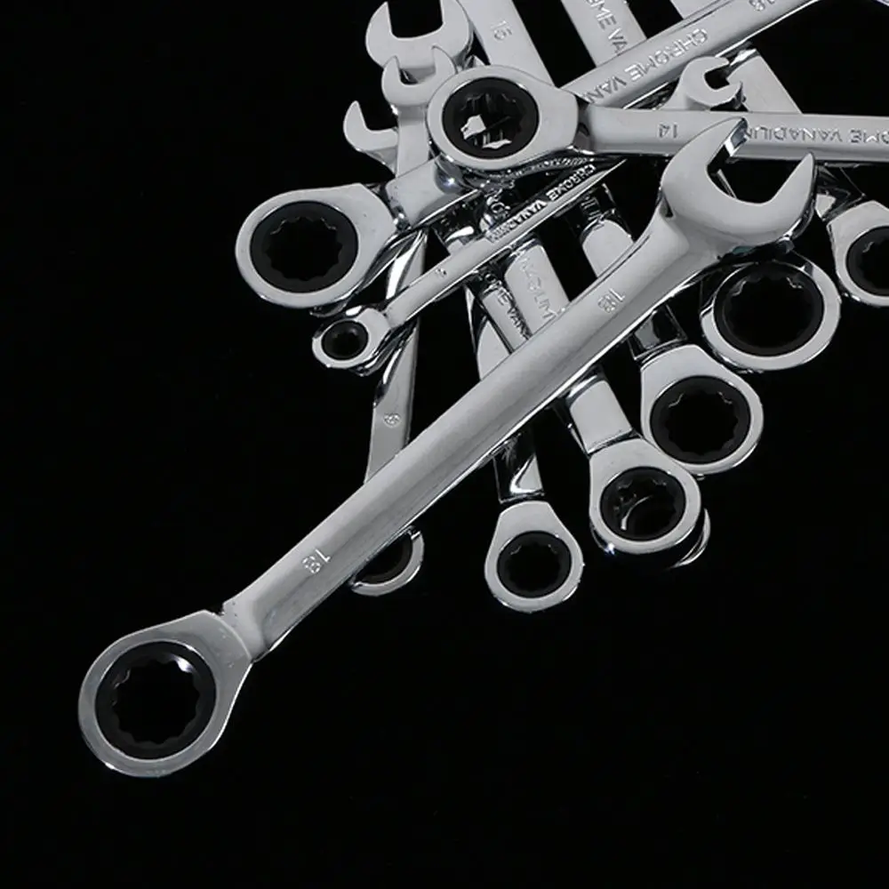 Home 72 Teeth Gear Reversible Ratchet Wrench Ratcheting Kit  Spanner Nut Tool