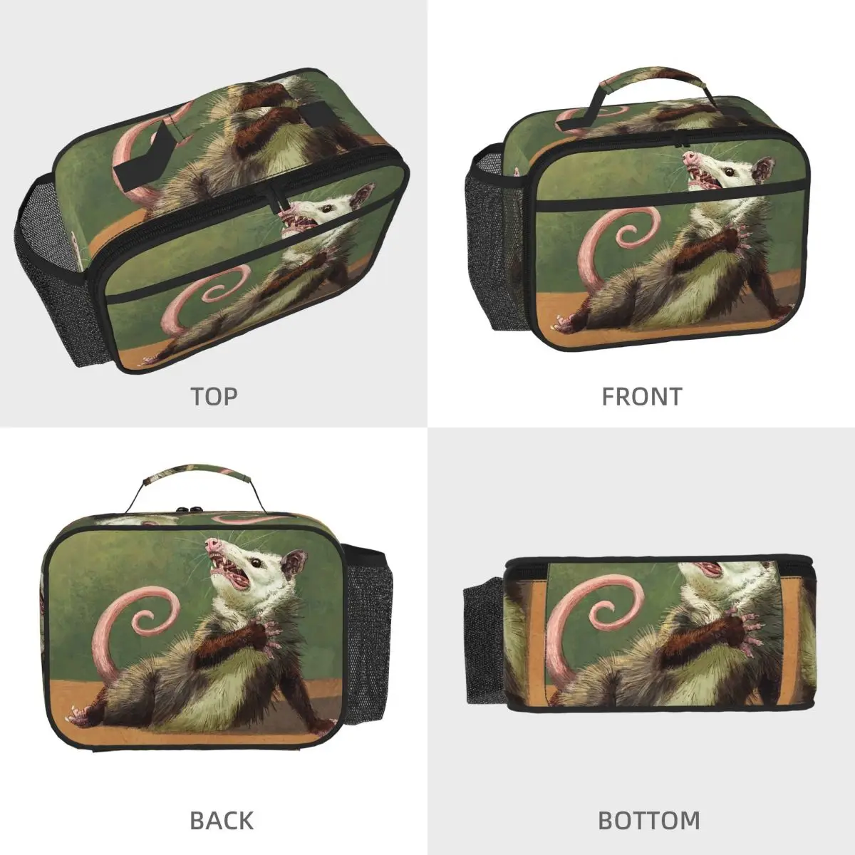 Amateur Opossum Actress Insulated Lunch Bag for Women Kids Portable Food Boxes Thermal Lunch Box Tote
