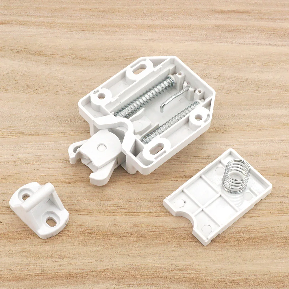 10/5/2 Sets Non-Magnetic Touch Latch Catch Cabinet Door Push to Latch and Unlatch Furniture Cupboard Wardrobe Accessory