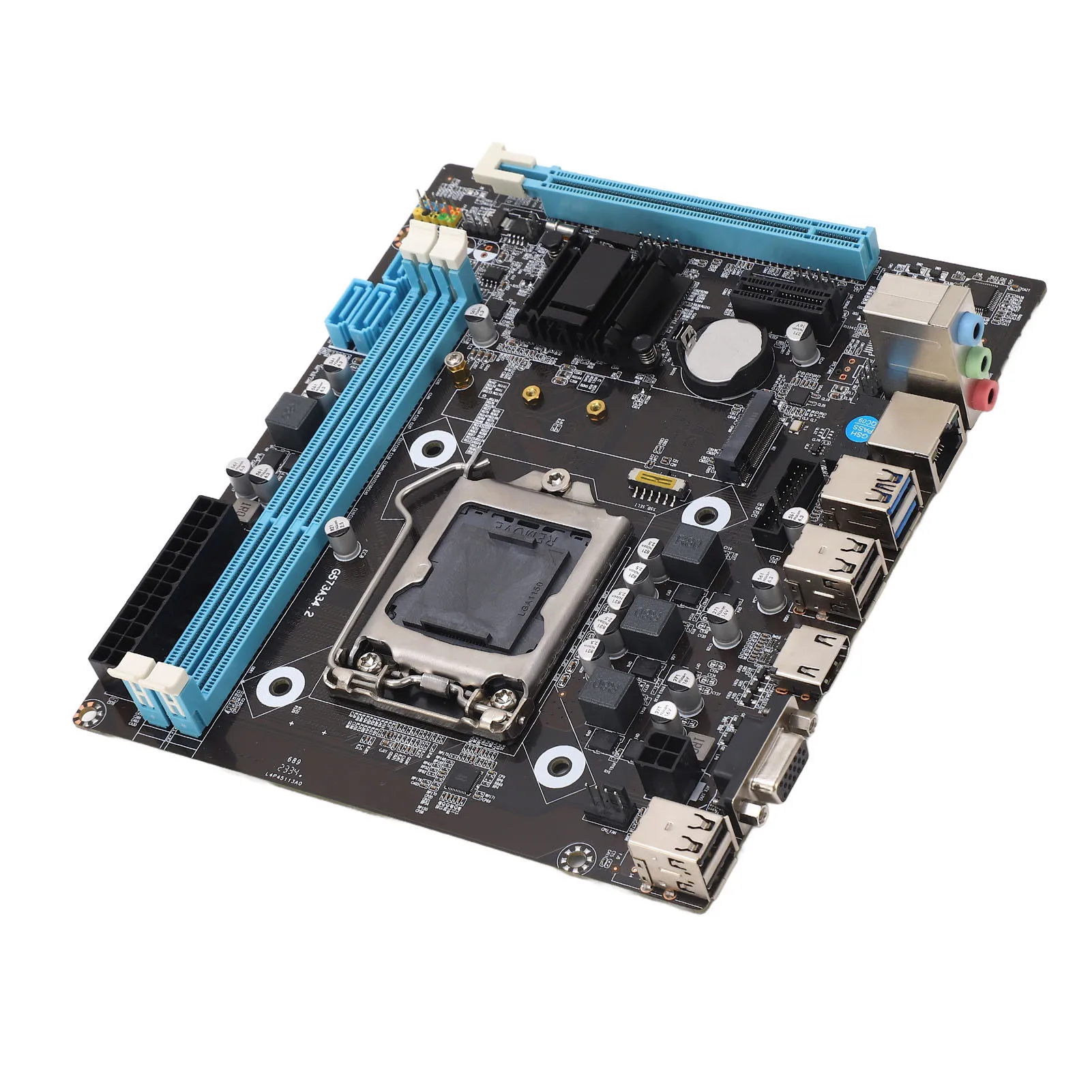 H81 เมนบอร์ดความเร็วสูงช่องสัญญาณคู่ DDR3 PCIe สล็อต LGA 1150 SATA 6 กิกะไบต์/วินาทีเมนบอร์ดคอมพิวเตอร์ M.2 NVMe NGFF สำหรับเดสก์ท็อปพีซี