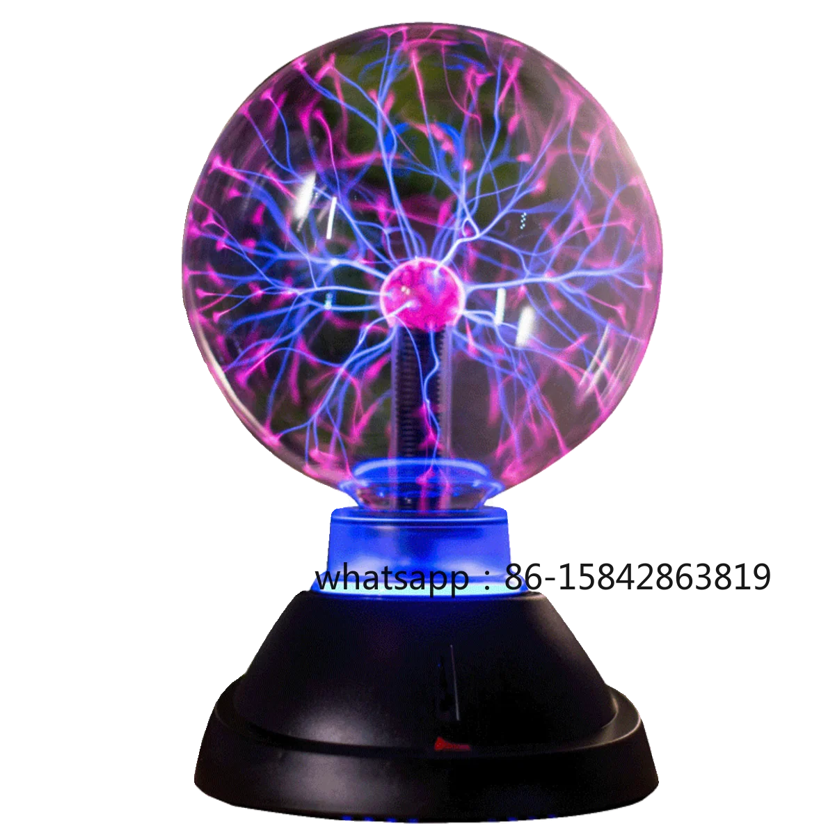 3in 5in Plasma Magic Lightning Ball, Ion Generator Glow Electrostatic Ball Light Crafts