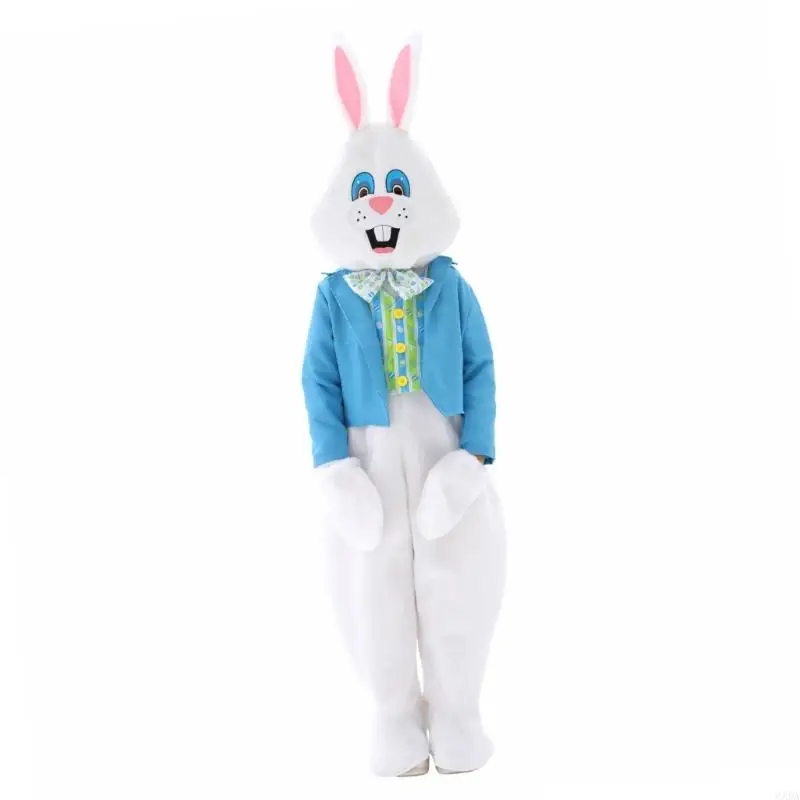 Easter Bunnies Costume Bunnies Outfit Cosplay Halloween Costumes with Jumpsuits 6XDA