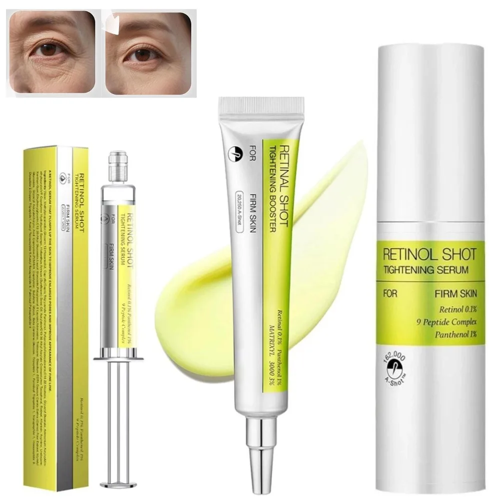 Korean Retinol Vita A Instant Lift Firming Serum,For Eye Face&Neck Wrinkles,Retinol Minimizes Pores Antioxidant Hydrates Serum