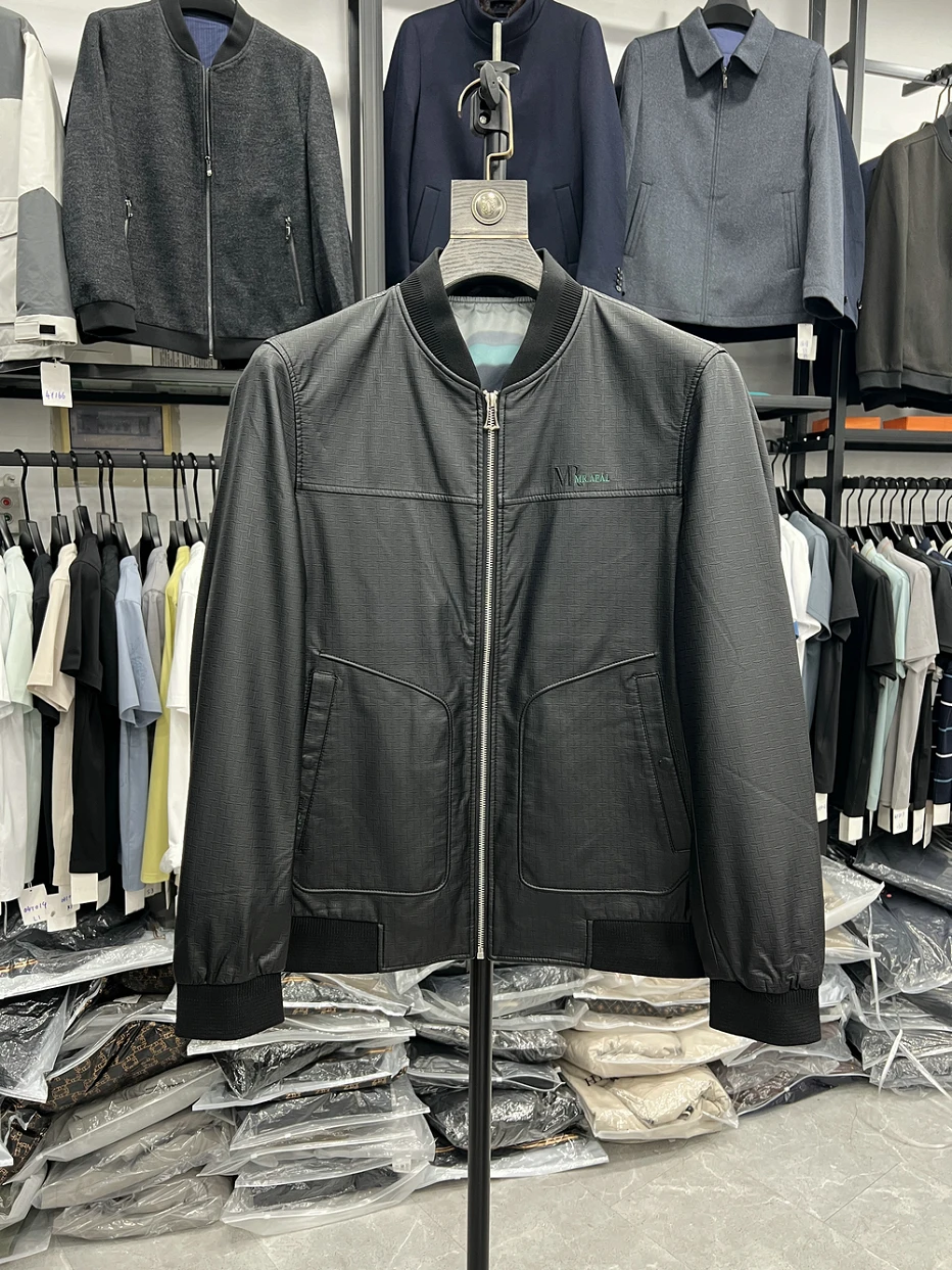 

Мужская приталенная куртка из искусственной кожи на весну, ветрозащитная, с воротником-стойкой, на молнии, с длинными рукавами