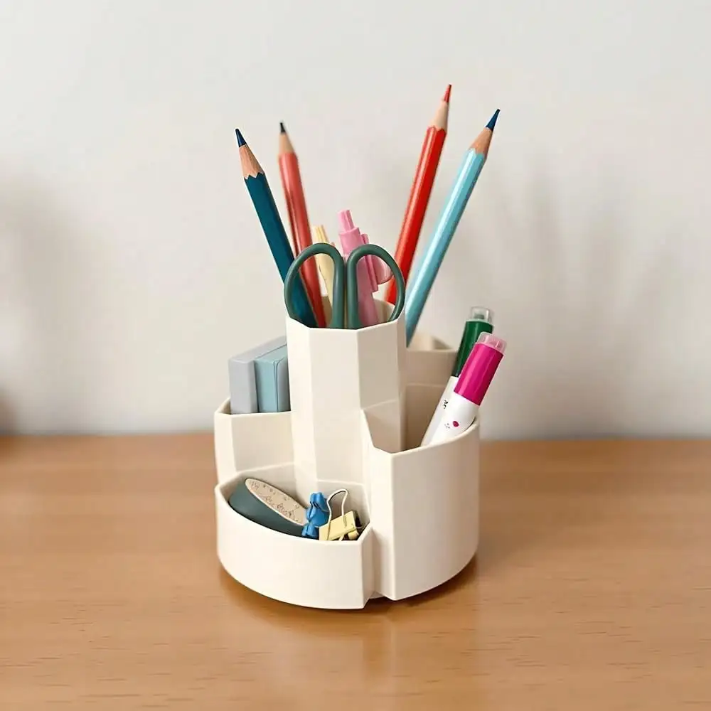 

Pencil Pen Holder Desk Organizers Green Desktop Storage Stationery Supplies, Cute Cup Pot For Office, Schoolsss, Art Supply
