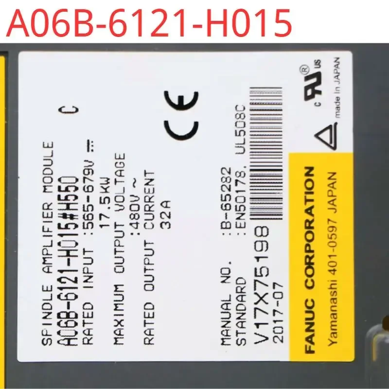 A06B-6121-H015 Second-hand tested ok  Servo Drive in good Condition