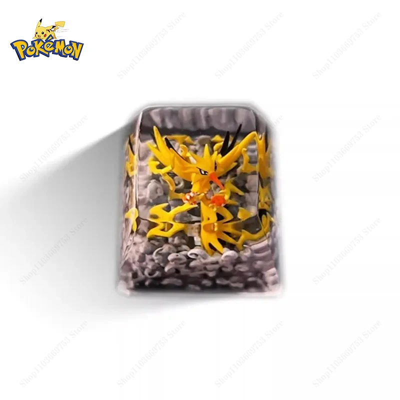 teclas-de-pokemon-anime-pikachu-zapdos-teclas-estereoscopicas-transparentes-de-resina-personalizadas-para-accesorios-de-teclado-mecanico-regalos