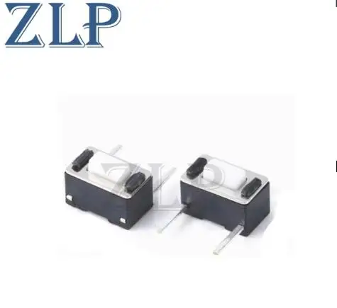 

50PCS 3*6*5 White/Black Side Feet 2 Pins Touch Button Micro Switch ON/OFF Without Positioning column For Arduino Maker Induction