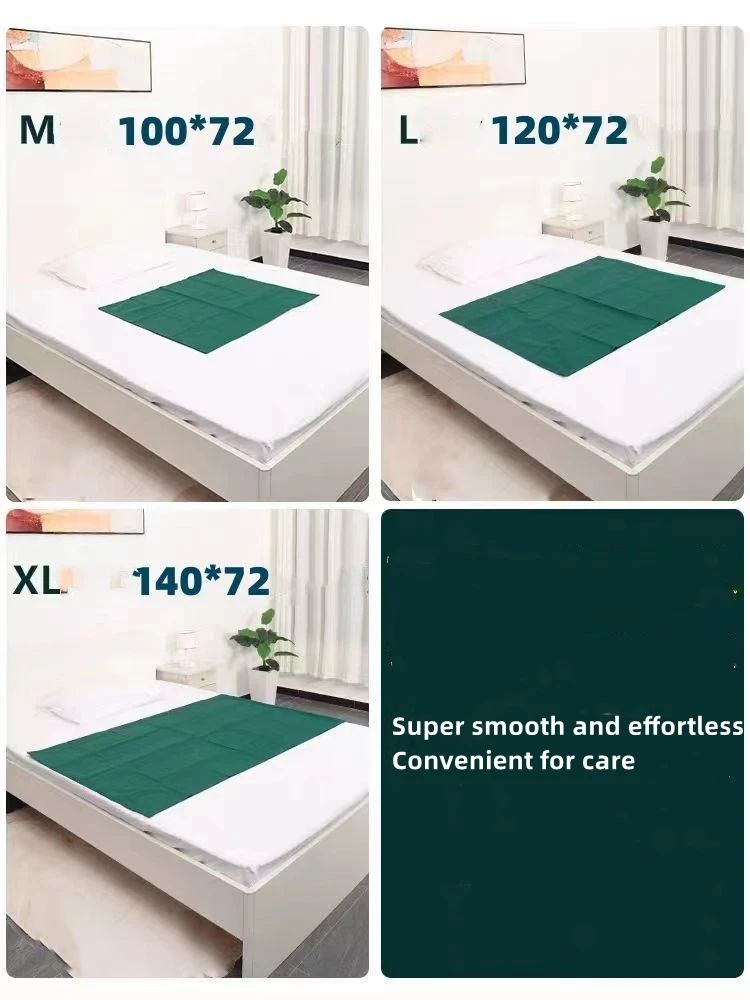 Shift Slide Sheet Reusable Washable Transfer Bed Cloth Sliding Sheet Body Lifting Position Pad for Elderly Disabled Bedridden