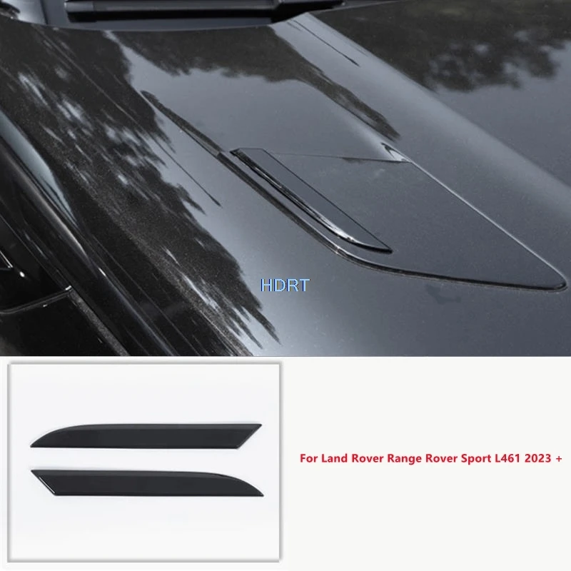 

For Land Rover Range Rover Sport L461 2023 + Front Engine Bonnet Hood Air Outlet Trim Car Style Protector Decoration Accessories