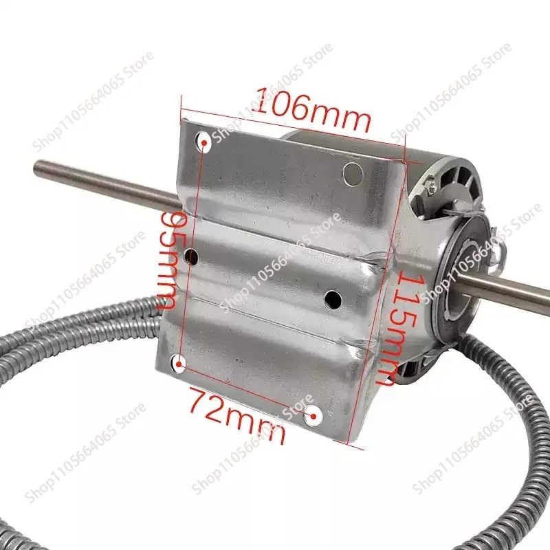 Fan Coil Motor YSK-25W-4 Universal Motor Central Air Conditioning Motor Dual Axis Silent Fan 12/14 Axis