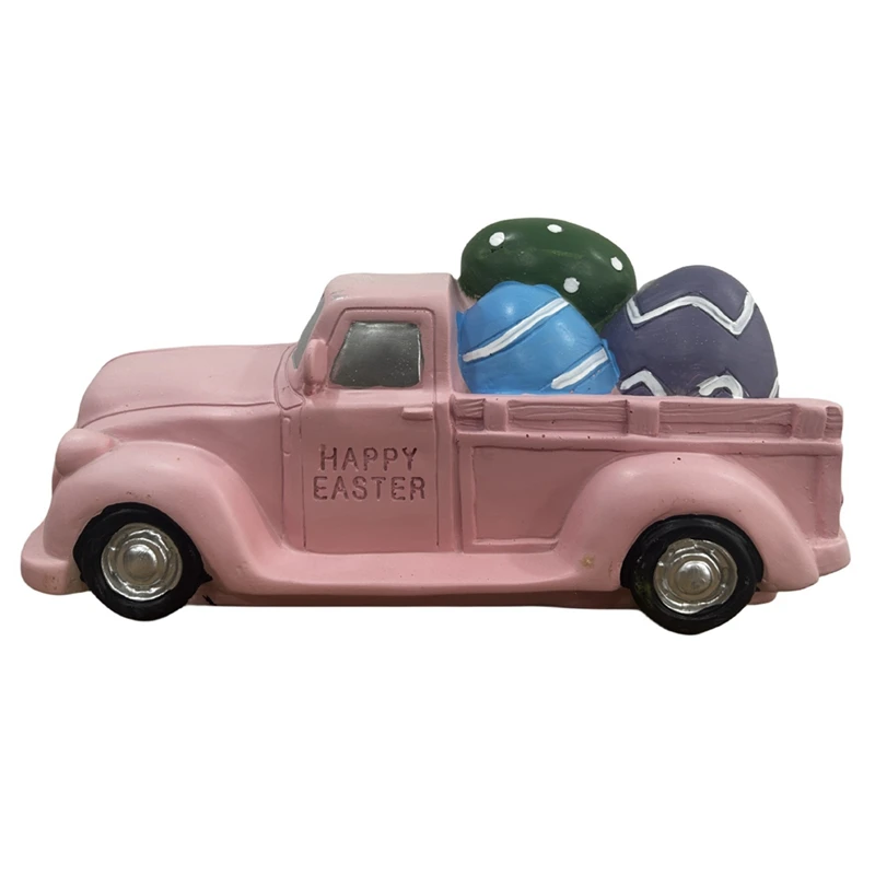 Resurrection Festival Pink Truck Dinosaur Egg Decoration Home Desktop Decoration New Creatives 1 PCS