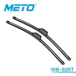 METO 2Pcs Front Windshield Windscreen Wiper Blades Auto Accessories For U Hook Cars Suit Audi BMW Benz