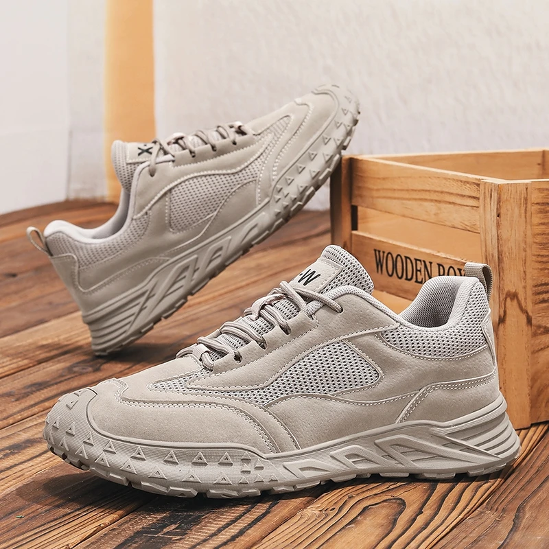 Alta qualidade tênis de corrida 2025 ao ar livre casual antiderrapante caminhadas sapatos solas grossas confortáveis respirável luz sapatos de treinamento