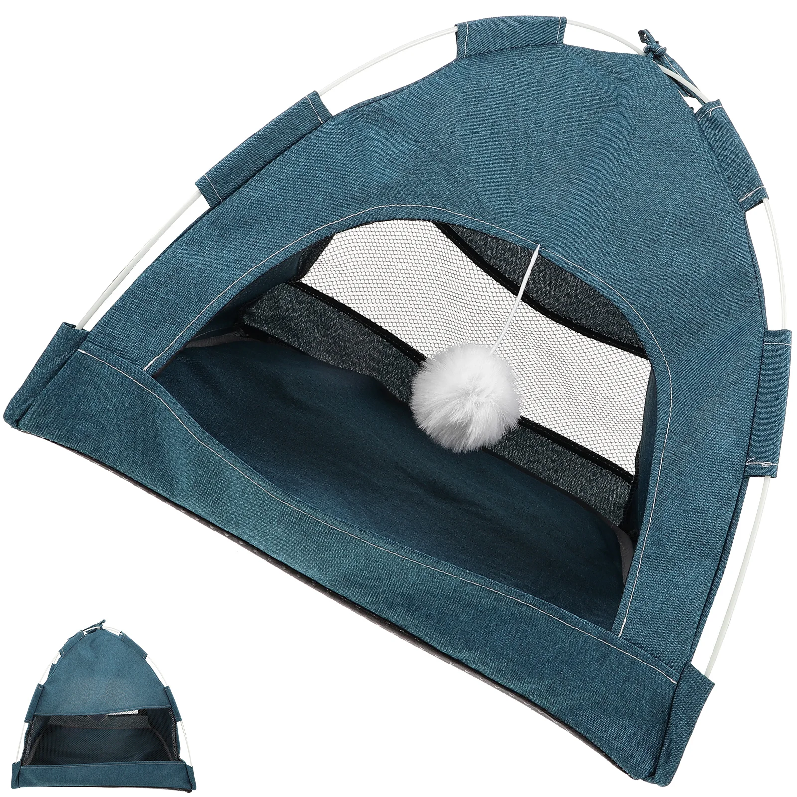 

House Dog Green Foldable Indoor Pet House Puppy Sleeping Indoor Outdoor Supplies Comfortable Foldable Dog Tent Pet